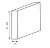 30mm Flat Bands - Exterior Window Bands 30mm Flat Bands - Exterior Window Bands