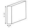 40mm Flat Exterior Window Bands 40mm Flat Exterior Window Bands
