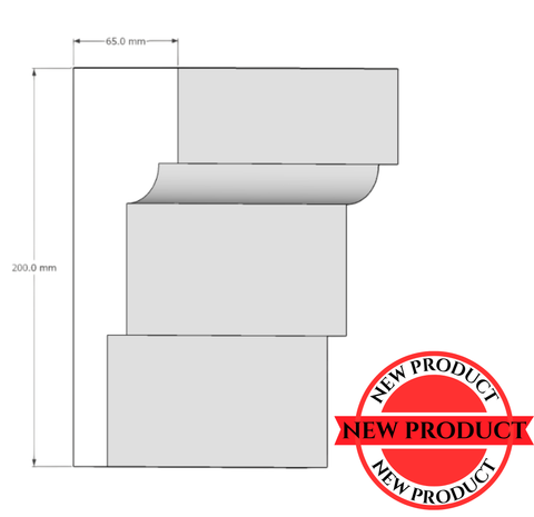 Technical drawing of a product with dimensions and OI505 label