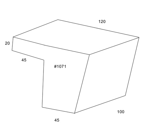 Window Sills - Shape 1071