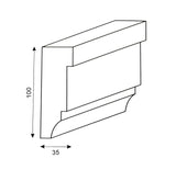 Architectural polystyrene moulding